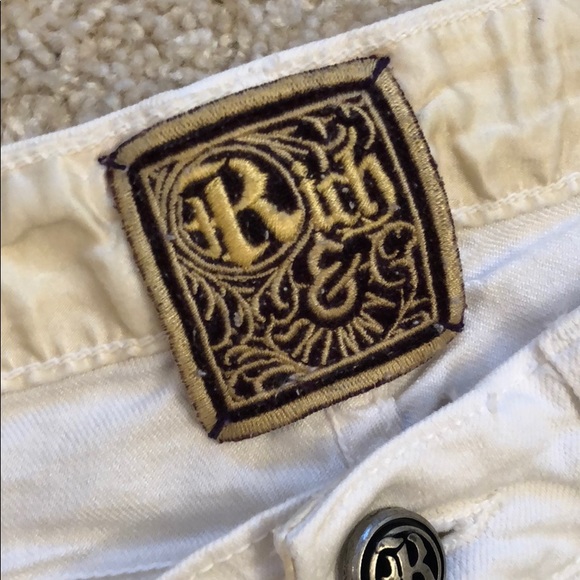 Rich and Skinny White Jeans - size 25 - Picture 3 of 4